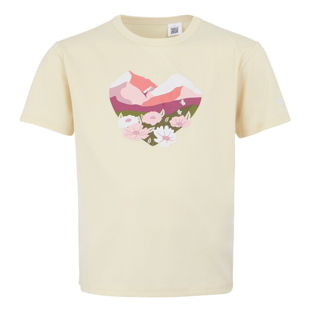 Regatta Kinderen/kinderen alvarado ix bloemen t-shirt UTRG11626_lightvanilla large