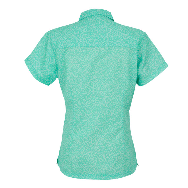 Regatta Dames mindano viii bladshirt met korte mouwen UTRG11391_arubablue large