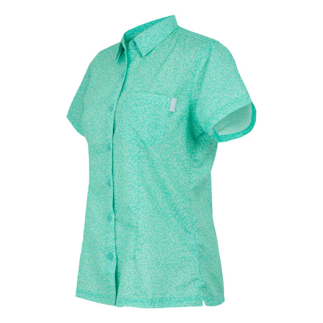 Regatta Dames mindano viii bladshirt met korte mouwen UTRG11391_arubablue large