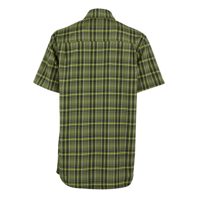 Regatta Heren begarno geruit overhemd met korte mouwen UTRG11340_nephritegreenblack large