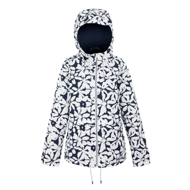 Regatta Dames bayletta ii floral waterdichte jas UTRG11364_navywhite large
