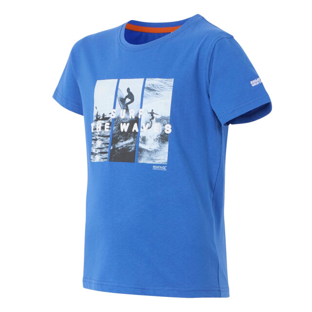 Regatta Kinderen/kinderen bosley viii surf print t-shirt UTRG11320_olympianblue large