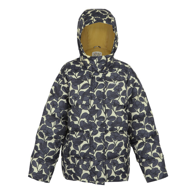 Regatta Dames orla kiely birdy gewatteerde oversized jas UTRG11285_grey large