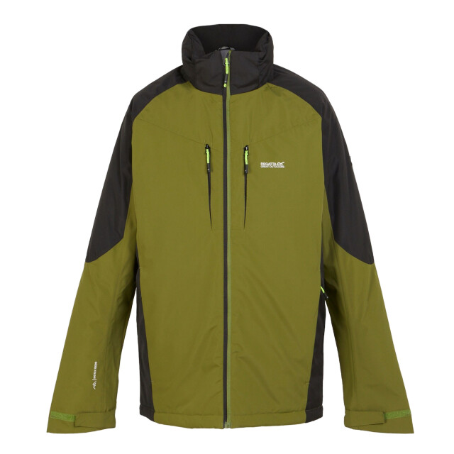 Regatta Heren calderdale ii waterdichte winterjas UTRG11081_nephritegreenblack large
