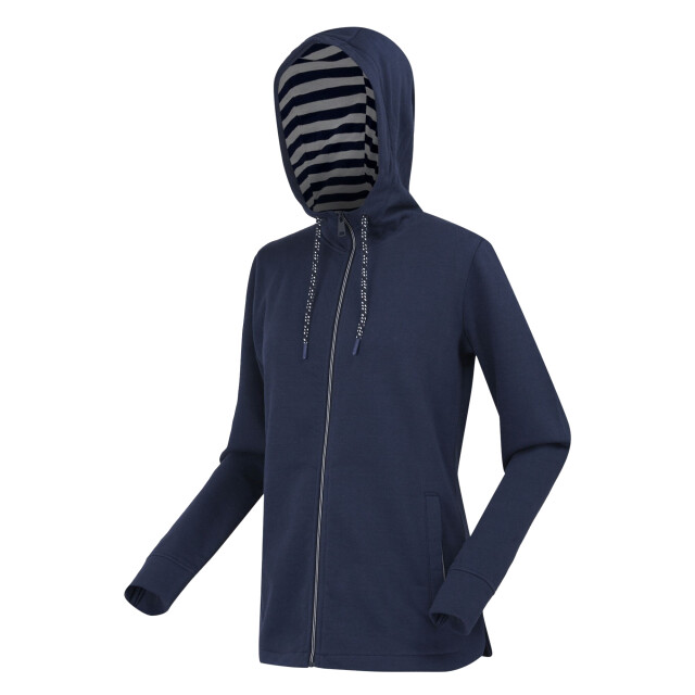 Regatta Dames bayletta full zip hoodie UTRG10676_navy large