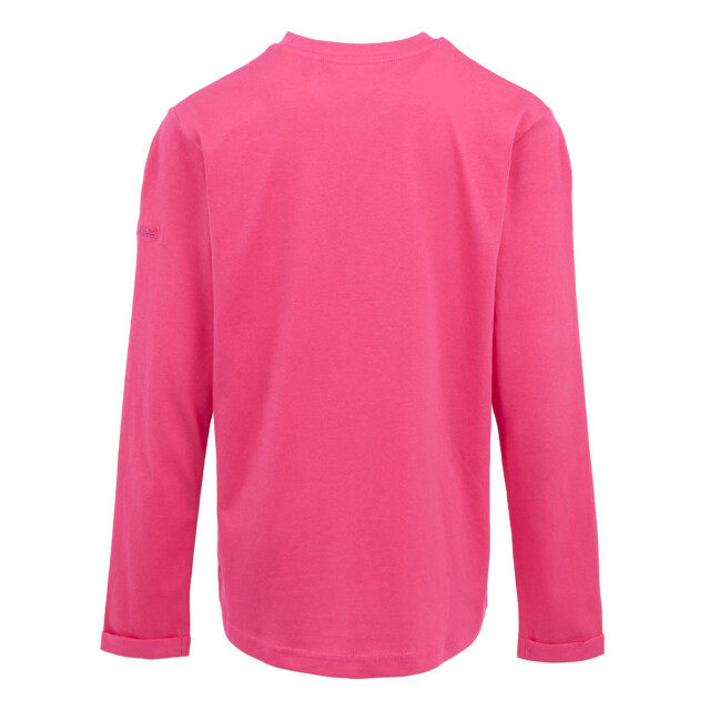 Regatta Kinderen/kinderen wenbie iii harten & bloemen t-shirt met lange mouwen UTRG10872_hotpink large