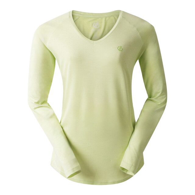 Dare2b Dames discern t-shirt met lange mouwen UTRG5037_butterflygreen large