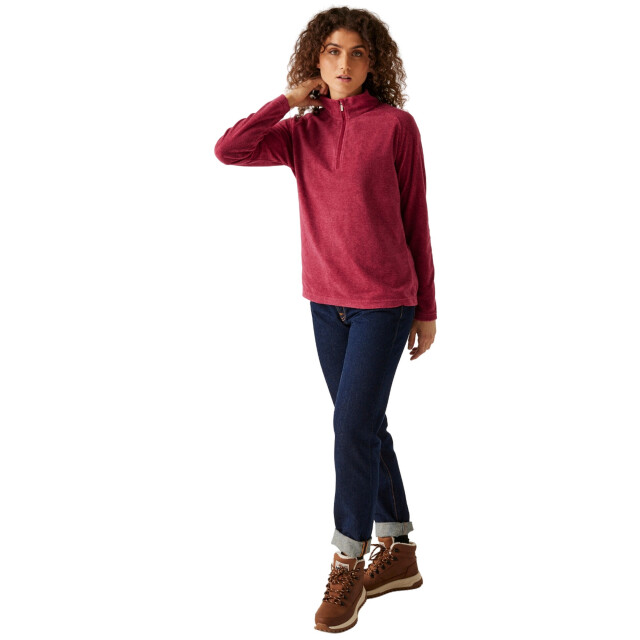 Regatta Dames pimlo half zip fleece UTRG5295_rumbared large