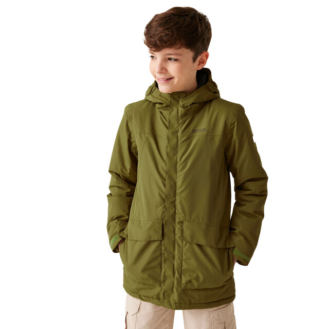 Regatta Farbank ski jas voor kinderen UTRG9317_nephritegreenblack large