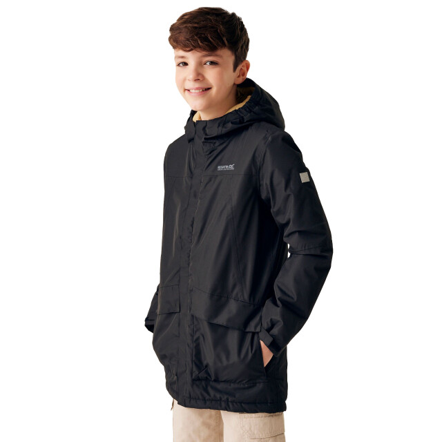 Regatta Farbank ski jas voor kinderen UTRG9317_blackoat large