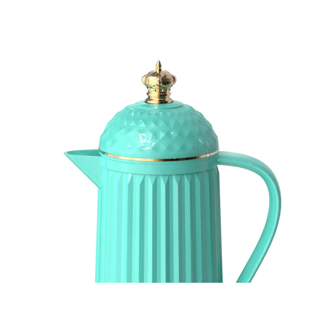 Present Time thermoskan crown turquoise blue 3062501 large