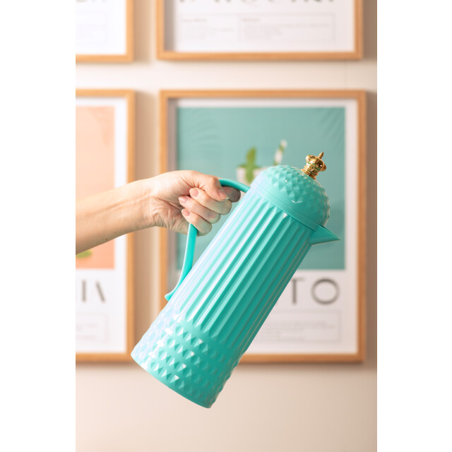 Present Time thermoskan crown turquoise blue 3062501 large