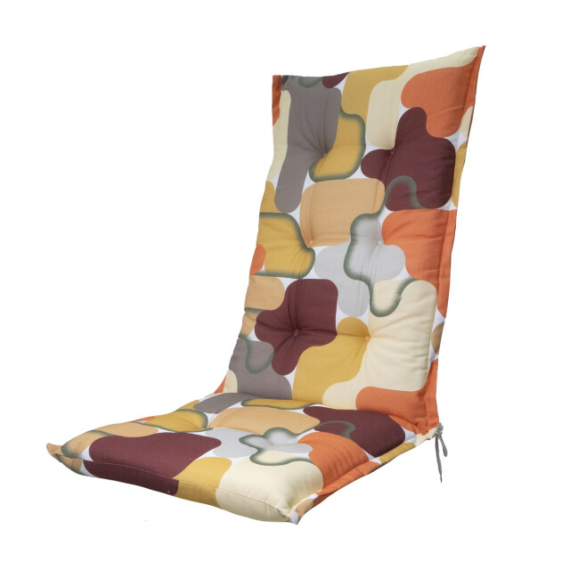 Madison tuinstoelkussen hoge rug grafi bordo ca. 123x50 cm set van 4 3083044 large