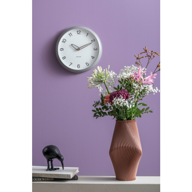 Karlsson wandklok bella donker 3062102 large