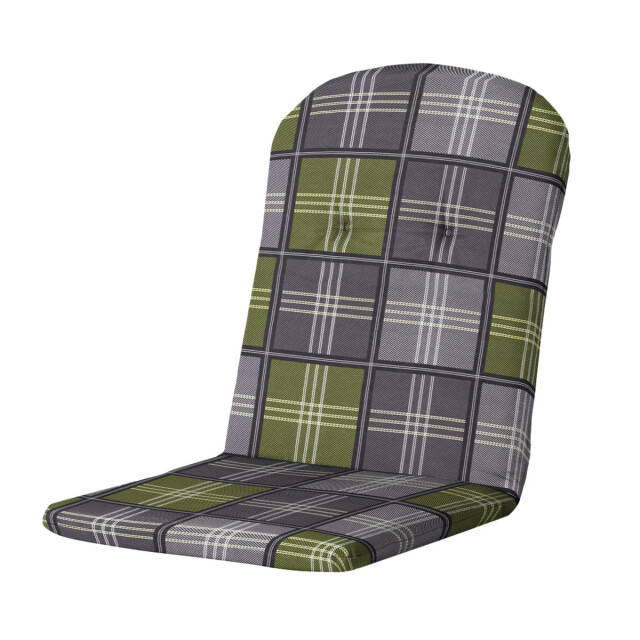 Madison kuipstoelkussen hoge rug patchy olive ca. 96x45 cm set van 4 3082976 large