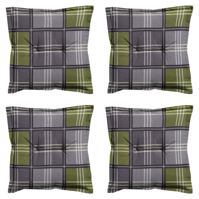 Madison zitkussen patchy olive ca. 50x50 cm set van 4 3083287 large