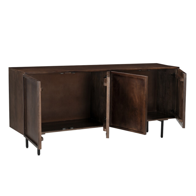 Livingfurn dressoir elan 180x75x40 cm mangohout 2926167 large