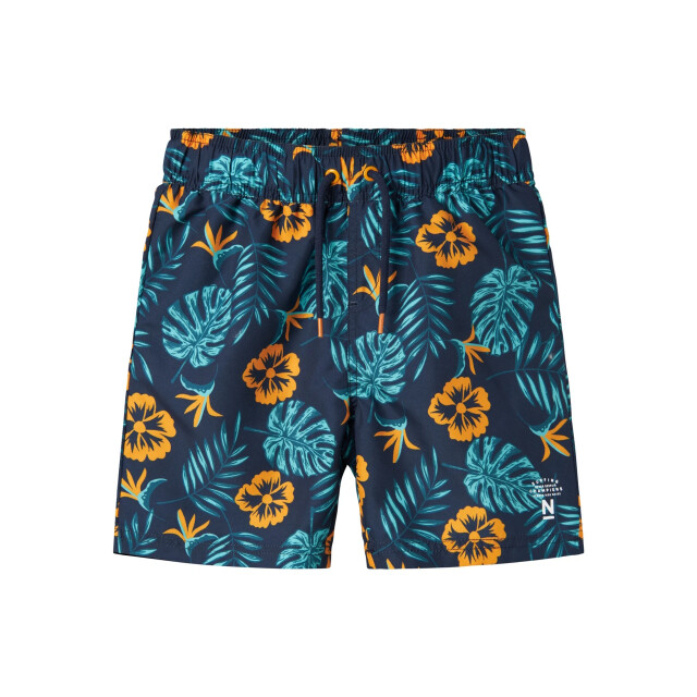 Name It Jongens zwemshorts nkmzaba bladeren/bloemenprint 13226651-Gebloemd large