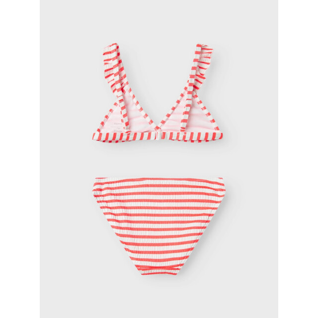 Name It Meisjes bikini set nkfzaley gestreept rood/wit 13226718-Rood/Wit large