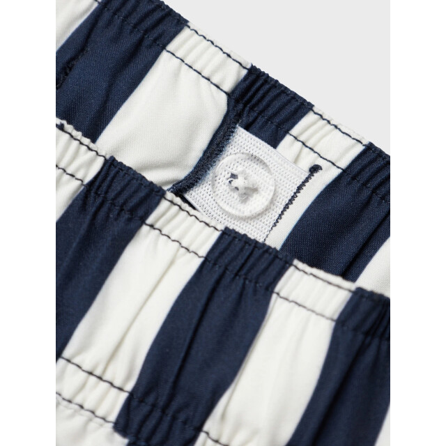 Name It Jongens zwemshorts nkmzaba gestreept donkerblauw/wit 13226651-Gestreept large