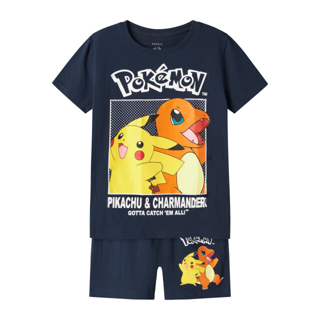 Name It Jongens korte pyjama set shortama nkmfux donkerblauw pokemon 13240900 large