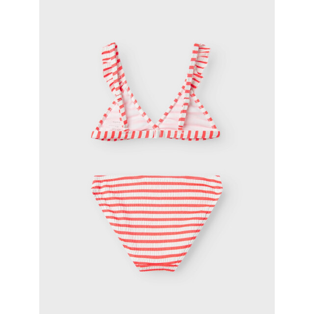 Name It Meisjes bikini set nkfzaley gestreept rood/wit 13226718-Rood/Wit large