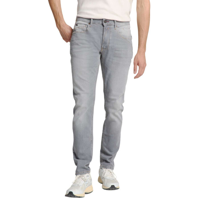 No Excess Denim, tapered 712, light grey, str light grey den N712D53N2-233 large