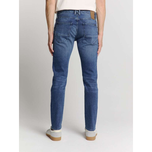 No Excess Denim, tapered 712, stone used, str stone used den N712D96N2-228 large
