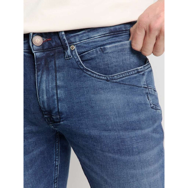 No Excess Denim, tapered 712, stone used, str stone used den N712D96N2-228 large