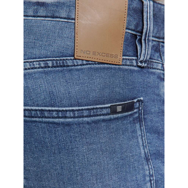 No Excess Denim, tapered 712, stone used, str stone used den N712D96N2-228 large