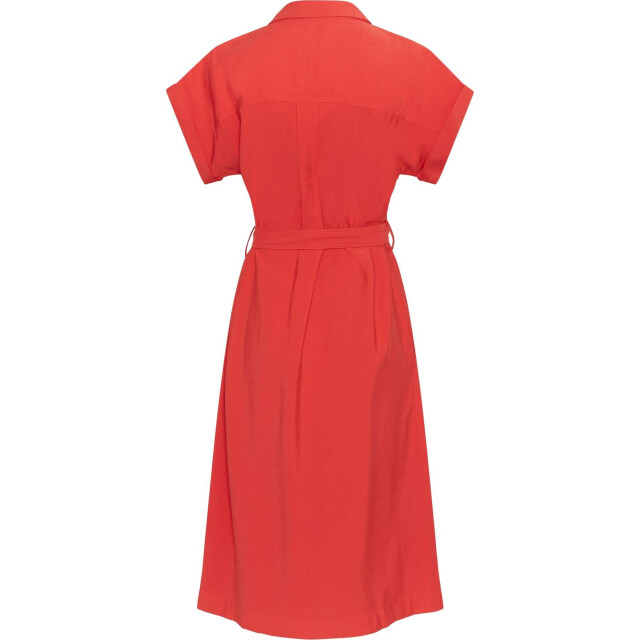 Moss Copenhagen Mschimila selia ss dress 18891-flame scarlet large