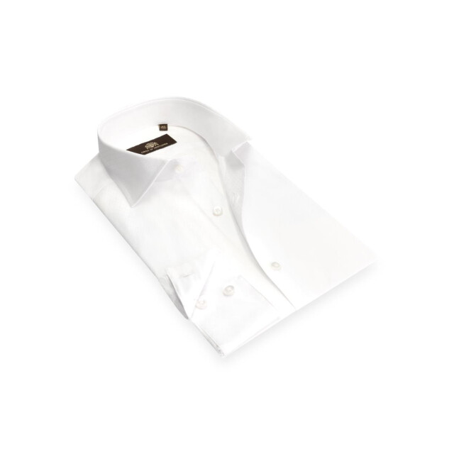 Circle of Gentlemen Adelbrand effen overhemd jacquard dessin 100% co 000-20001-005- large