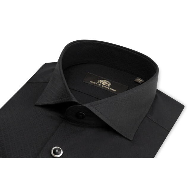 Circle of Gentlemen Ainsley smoking hemd jacquard dessin 100% co 000-20005-905- large