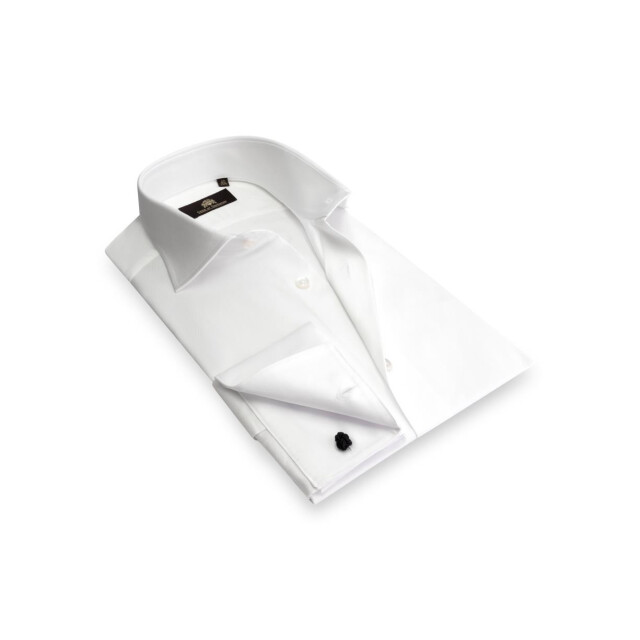 Circle of Gentlemen Abbot overhemd dubbele manchet 100% co 000-20017-000- large