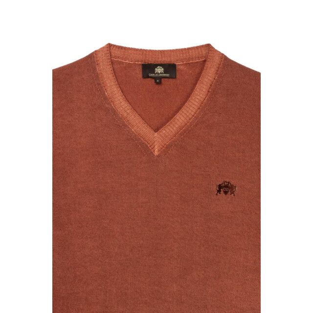 Circle of Gentlemen Alec 100% merino v-neck pullover 000-30002-650- large