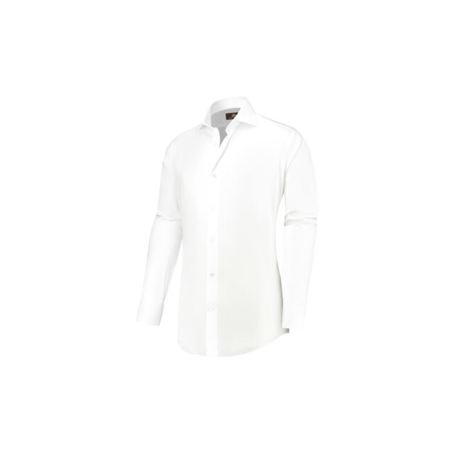 Circle of Gentlemen Adelbrand effen overhemd jacquard dessin 100% co 000-20001-005- large