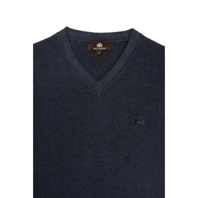 Circle of Gentlemen Anthony 100% merino v-neck pullover 000-30001-580- large