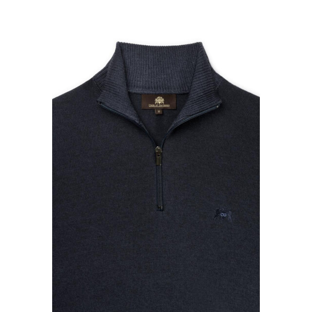 Circle of Gentlemen Ashton 100% merino pullover met rits 000-30005-580- large