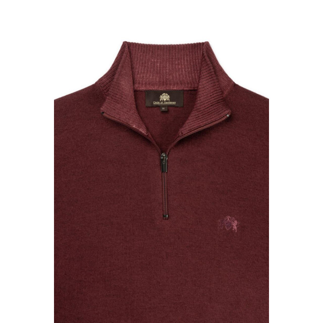 Circle of Gentlemen Angelo 100% merino pullover met rits 000-30007-380- large