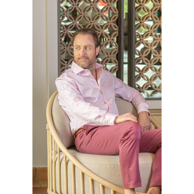 Circle of Gentlemen Noah jacquard geweven shirt 100% co 243-20014-103- large
