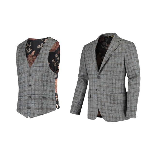 Circle of Gentlemen Umar heren gilet in 100% wol kwaliteit 216-41002-752- large