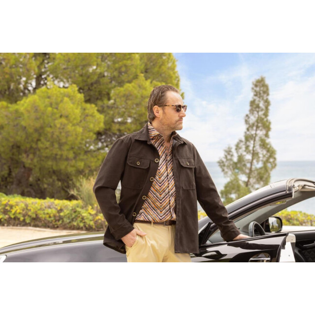 Circle of Gentlemen Nilo streepdessin in stretch kwaliteit 243-20011-895- large