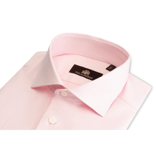 Circle of Gentlemen Noah jacquard geweven shirt 100% co 243-20014-103- large