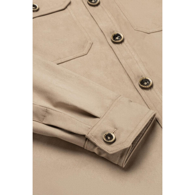 Circle of Gentlemen Norway suedine overshirt wasbaar 244-47001-600- large