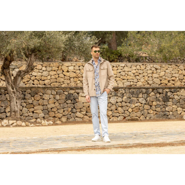 Circle of Gentlemen Norway suedine overshirt wasbaar 244-47001-600- large