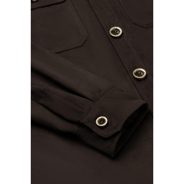 Circle of Gentlemen Nepal suedine overshirt wasbaar 244-47002-680- large