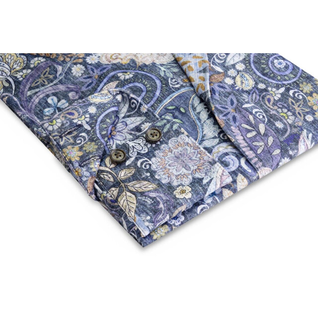 Circle of Gentlemen Mikkel superstretch shirt all-over print 242-20040-583- large