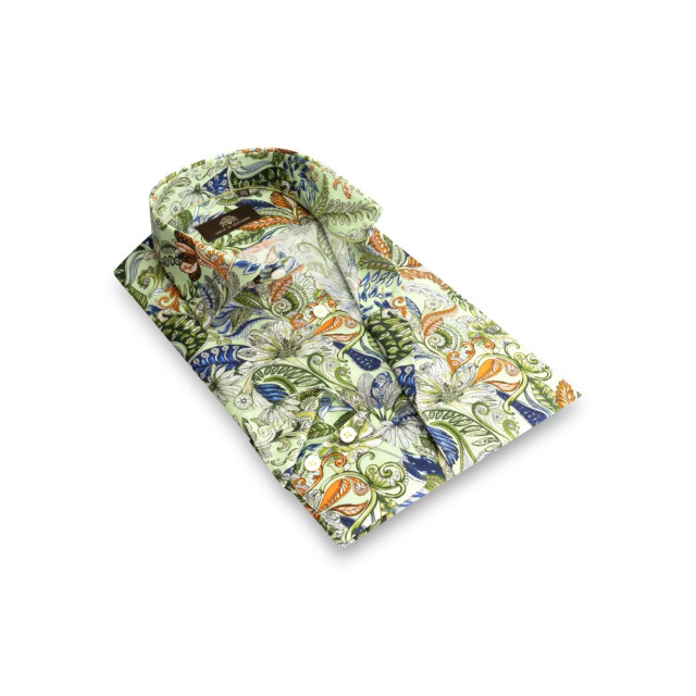 Circle of Gentlemen Moritz linnenhemd print multicolor licht 242-20049-403- large