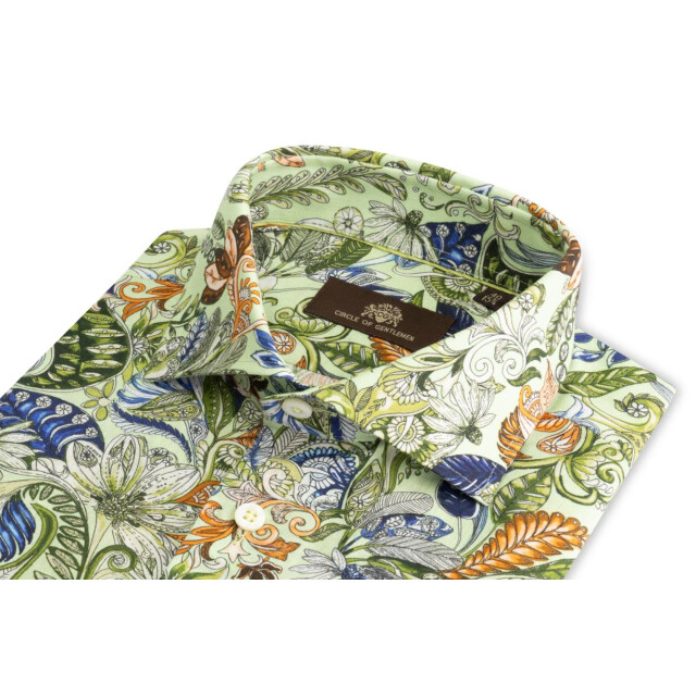 Circle of Gentlemen Moritz linnenhemd print multicolor licht 242-20049-403- large