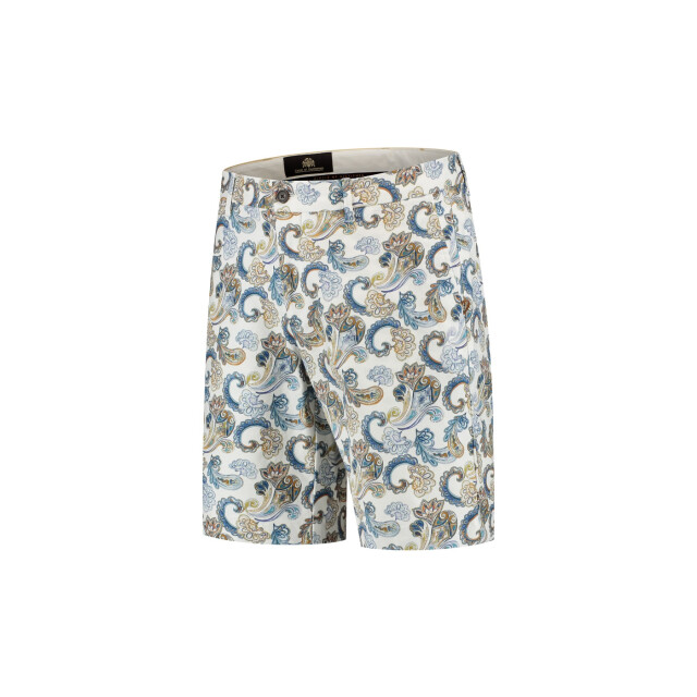 Circle of Gentlemen Noxy stijlvolle bermuda met stretch multicolor 242-65007-094- large